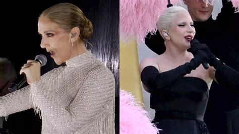 lady gaga dior dress|celine dion and lady gaga.